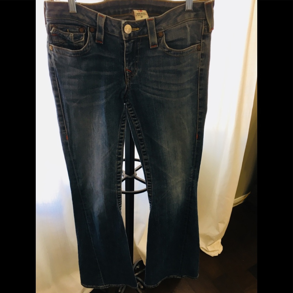 Asymmetrical Flare Jeans